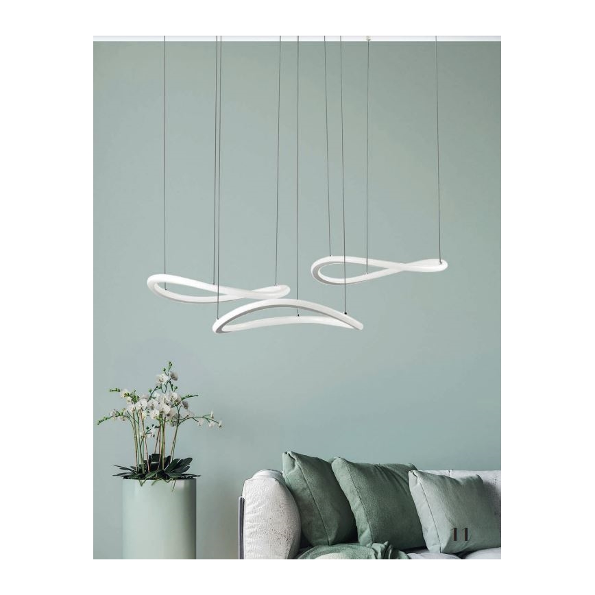 Fabas Luce 3711-47-102 - LED Chandelier on a string TIRRENO LED/50W/230V
