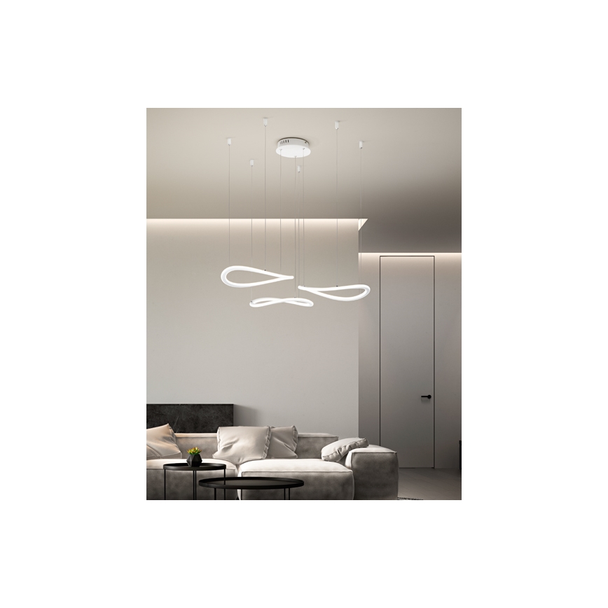 Fabas Luce 3711-47-102 - LED Chandelier on a string TIRRENO LED/50W/230V