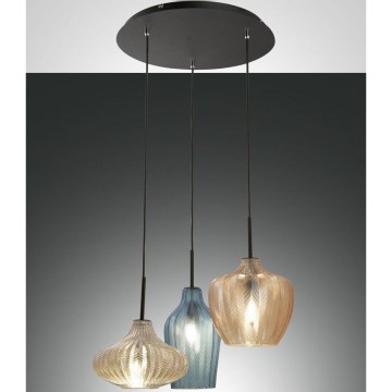 Fabas Luce 3725-47-363 - Chandelier on a string OLBIA 3xE27/40W/230V