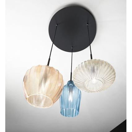 Fabas Luce 3725-47-363 - Chandelier on a string OLBIA 3xE27/40W/230V
