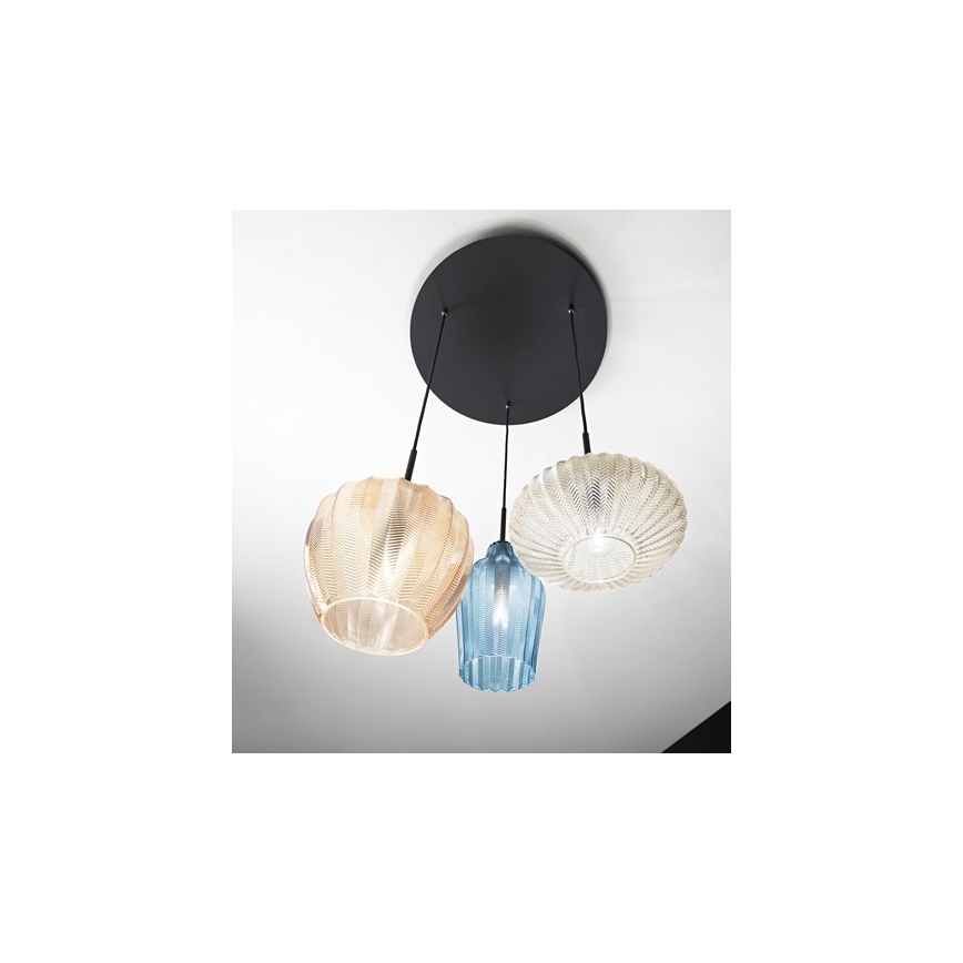 Fabas Luce 3725-47-363 - Chandelier on a string OLBIA 3xE27/40W/230V