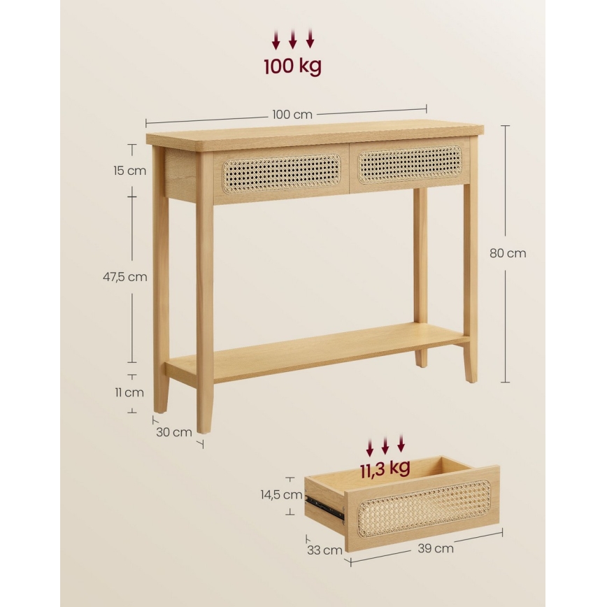 FALKO Brown Side Table