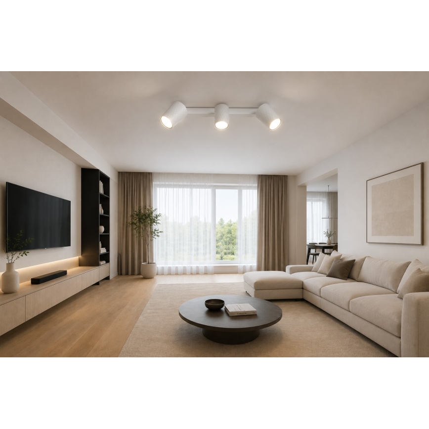 FAMA Spotlight 3xGU10/30W/230V White