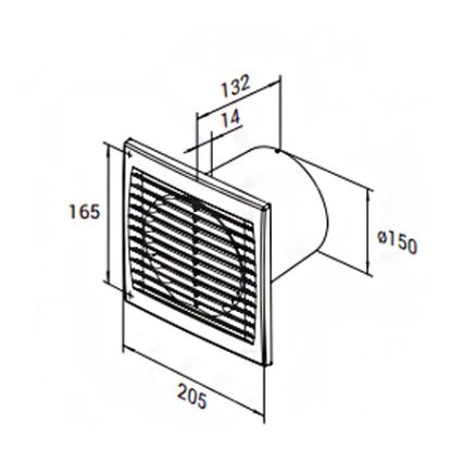 Fan 150 S AXIAL 9301