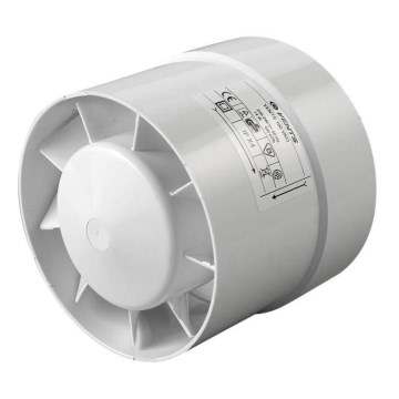 Fan VENTS 125 VKO pipeline 12,5cm