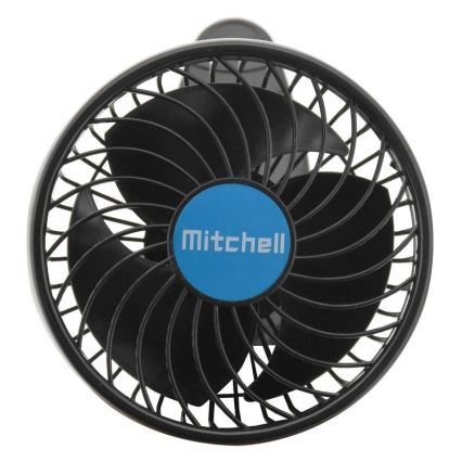 Fan with clip USB 4W/5V black