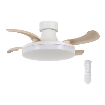 FANAWAY 210664 - LED Dimmable ceiling fan ORBIT LED/25W/230V beige/white + remote control