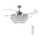 FANAWAY 212923 - LED Ceiling fan VEIL 6xE14/4,5W/230V shiny chrome + remote control
