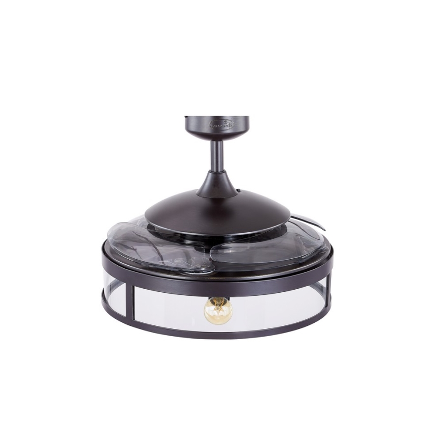 FANAWAY 212927 - LED Ceiling Fan CLASSIC 3xE27/4W/230V black diameter 112 cm + remote control