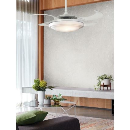 Lucci Air 212980 - Ceiling fan FANAWAY EVORA 2xE27/15W/230V