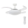 FANAWAY 212980 - Ceiling fan EVORA 2xE27/15W/230V white + remote control