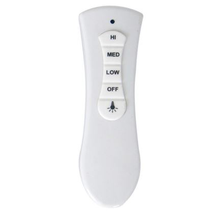 FANAWAY 212982 - Ceiling fan EVORA 2xE27/20W/230V shiny chrome + remote control