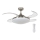 FANAWAY 212982 - Ceiling fan EVORA 2xE27/20W/230V shiny chrome + remote control