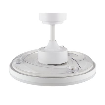 FANAWAY 21612949 - LED Dimmable ceiling fan STROLL LED/30W/230V 2700/3500/5000K d. 106 cm white/clear + remote control