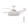 FANAWAY 511030 - LED Ceiling fan FRASER 3xE27/20W/230V white + remote control