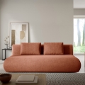 FANO 3-seater sofa bed, brown