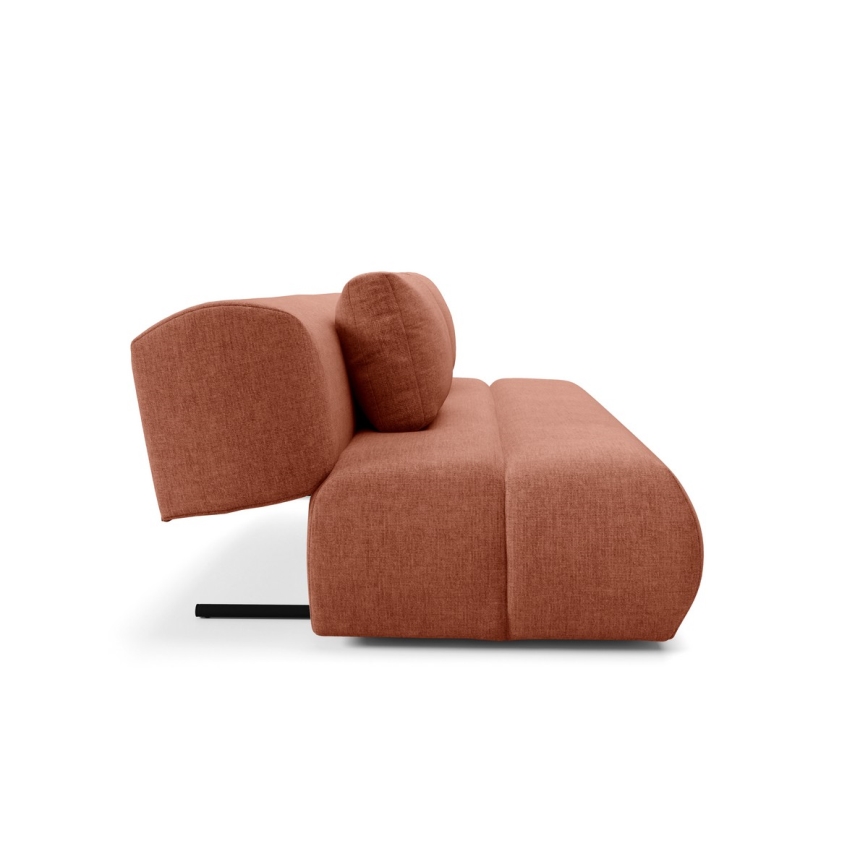 FANO 3-seater sofa bed, brown