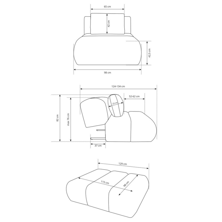 FANO Armchair, Brown