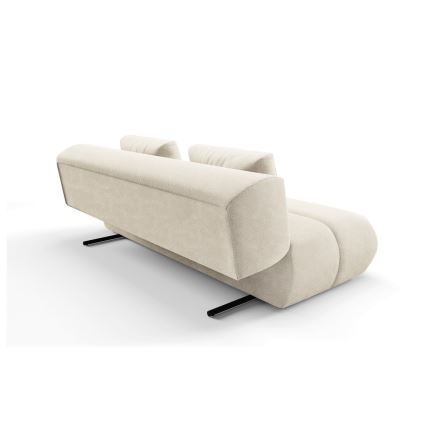 FANO three-seater sofa bed, cream