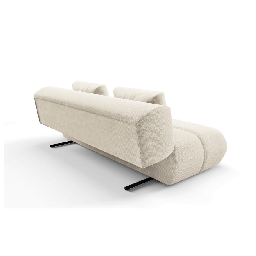 FANO three-seater sofa bed, cream