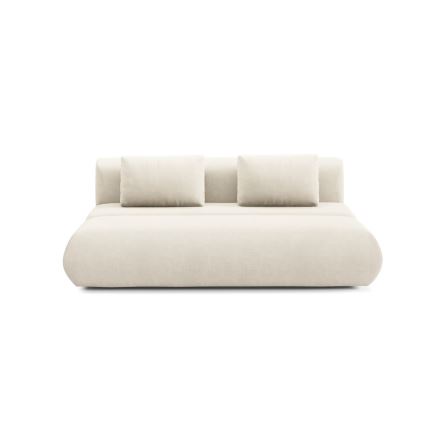 FANO three-seater sofa bed, cream