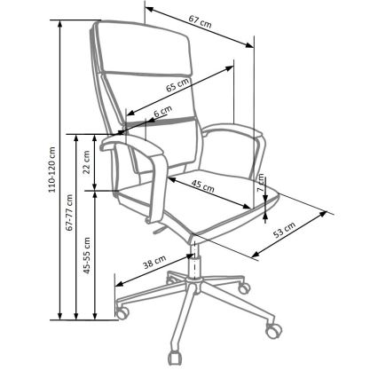 FANU White Office Chair
