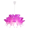 FARFALLA Kids' pendant light 1xE27/60W/230V pink