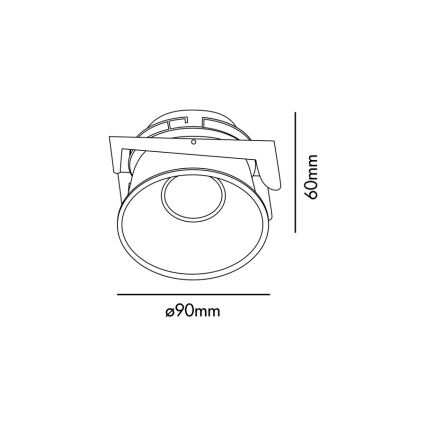 FARO 02100501 - Suspended ceiling light FRESH 1xGU10/50W/230V