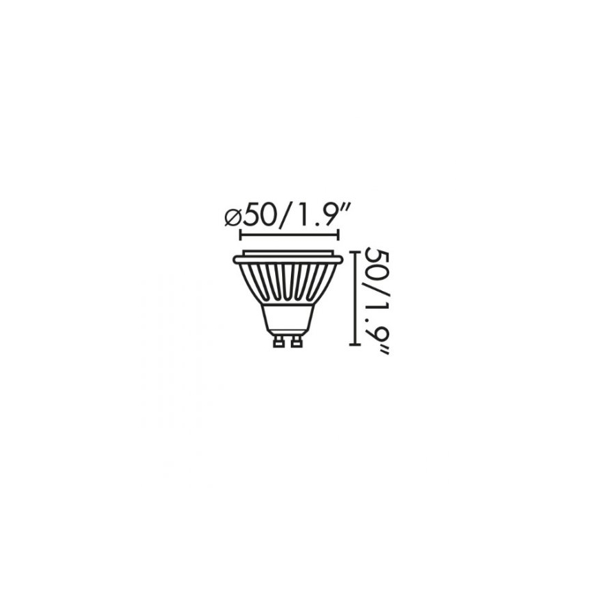 Faro 17316 - LED Bulb GU10/8W/230V 2700K