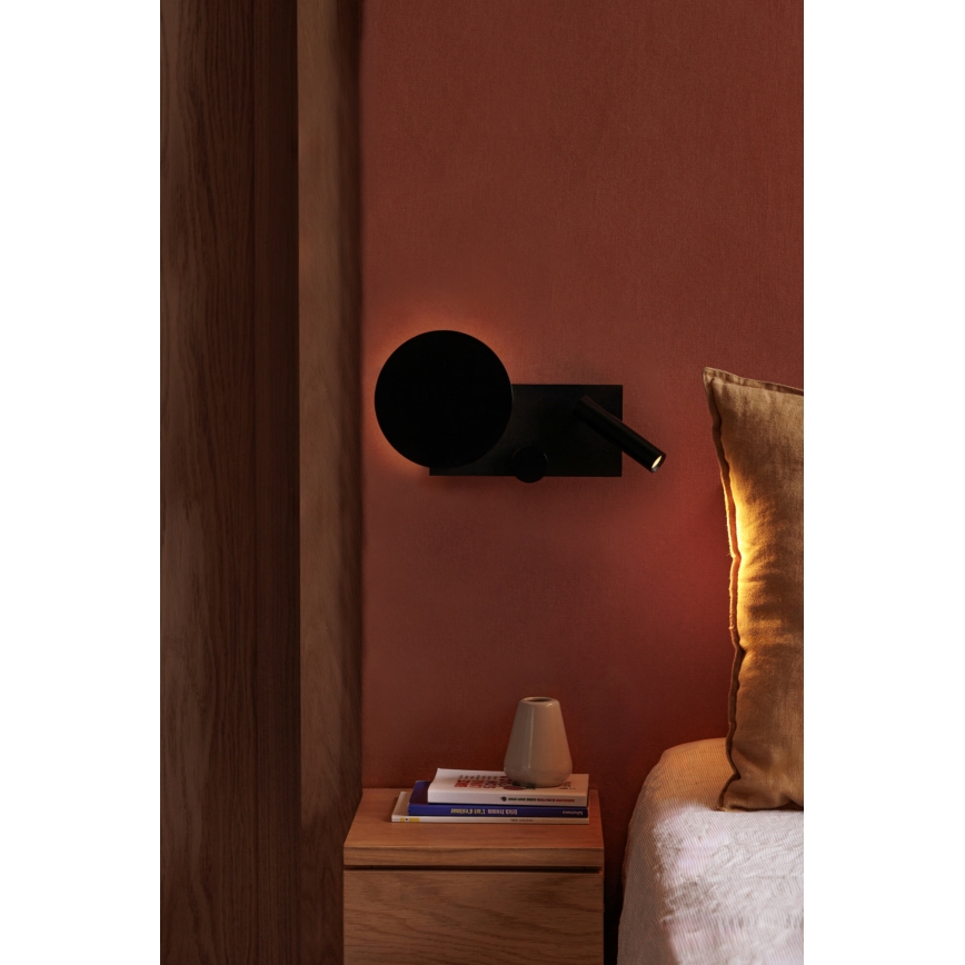 FARO 20058 - LED Dimmable wall small lamp KLEE LED/10W/230V + LED/3W right