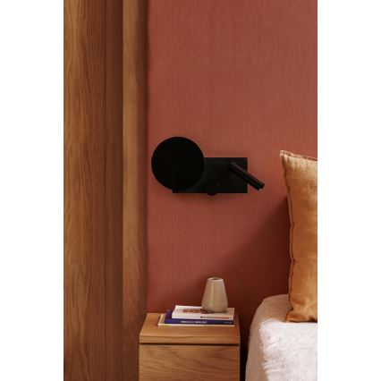 FARO 20058 - LED Dimmable wall small lamp KLEE LED/10W/230V + LED/3W right