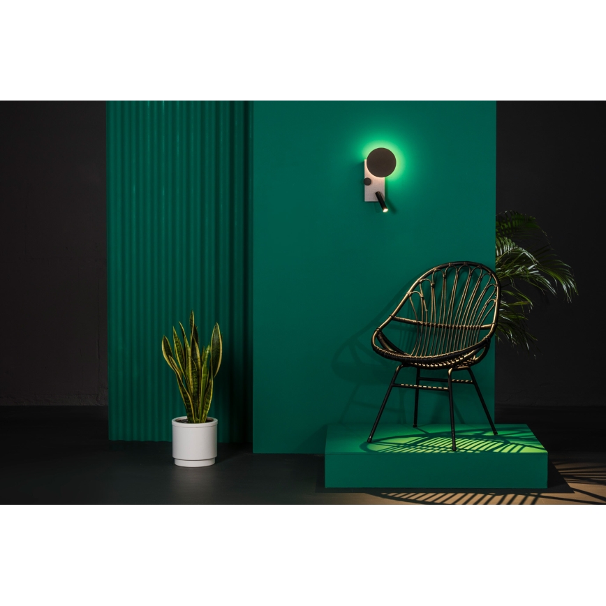FARO 20066 - LED Dimmable wall small lamp KLEE LED/10W/230V + LED/3W left