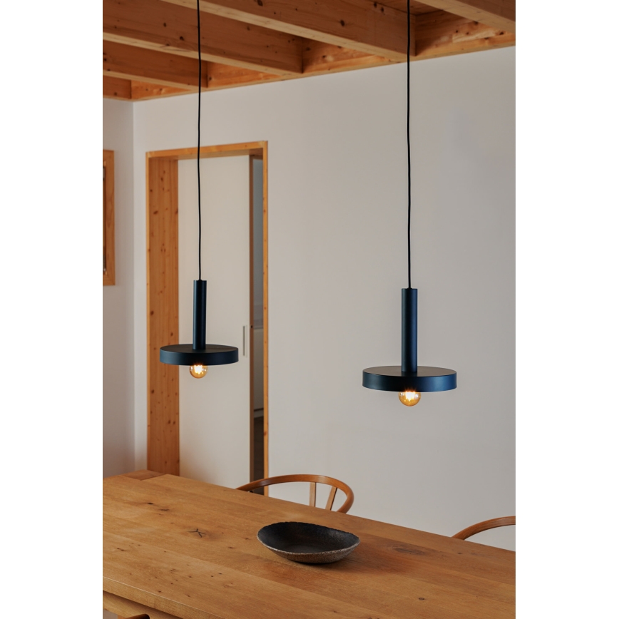 FARO 20169 - Chandelier on a string WHIZ 1xE27/15W/230V blue