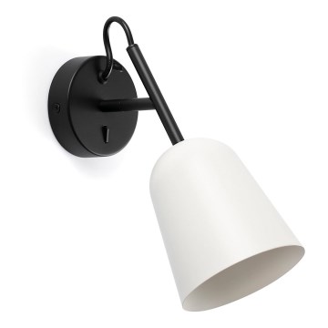 FARO 28258 - Wall lamp STUDIO 1xE14/8W/230V white/black