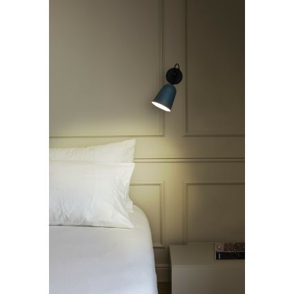 FARO 28274 - Wall lamp STUDIO 1xE14/8W/230V blue/black