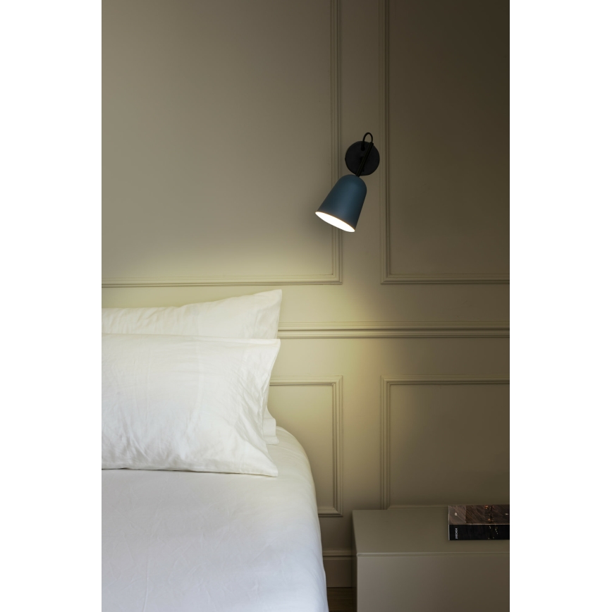 FARO 28274 - Wall lamp STUDIO 1xE14/8W/230V blue/black