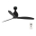 FARO 32030 - Ceiling fan MINI ETERFAN black d. 128 cm + remote control