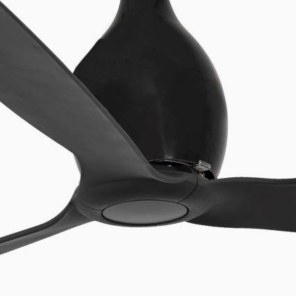 FARO 32030 - Ceiling fan MINI ETERFAN black d. 128 cm + remote control