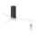 FARO 32036- Ceiling fan TUBE FAN black/clear d. 128 cm + remote control