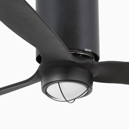 FARO 32043WP-10 - LED Ceiling fan MINI TUBE FAN M LED/16W/230V black d. 128 cm SMART + remote control