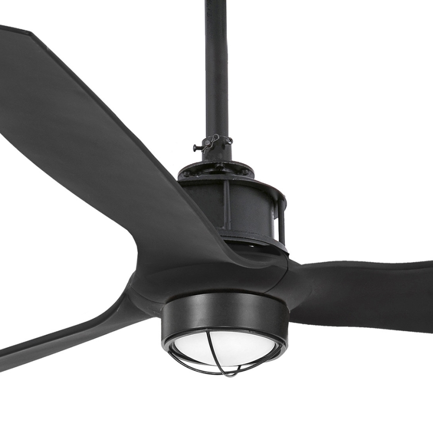 FARO 32100-10 - LED Ceiling fan JUST FAN LED/17W/230V black + remote control