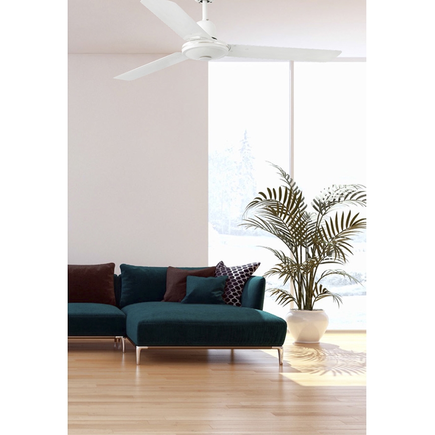 FARO 33005 - Ceiling fan ECO INDUS d. 120 cm white