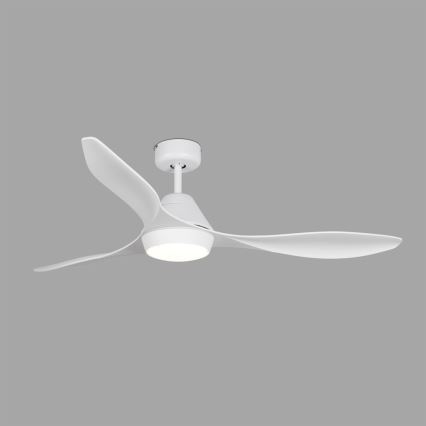 FARO 33346 - LED Ceiling fan POLARIS LED/18W/230V white d. 132 cm + remote control