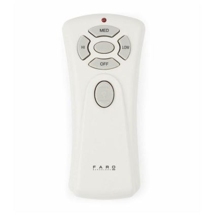 FARO 33370DC - Ceiling fan LANTAU brown/matte chrome d. 132 cm + remote control