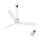 FARO 33394 - Ceiling fan JUST FAN shiny chrome/clear + remote control