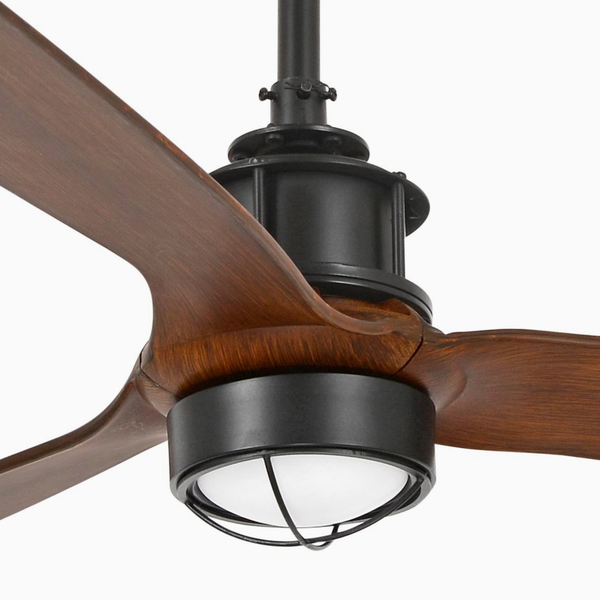 FARO 33395-10 - LED Ceiling fan JUST FAN LED/16W/230V black/brown d. 128 cm + remote control
