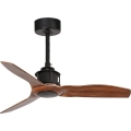 FARO 33425WT - JUST FAN S Ceiling Fan Ø 81 cm Brown/Black Tuya Wi‑Fi + Remote Control