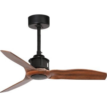 FARO 33425WT - JUST FAN S Ceiling Fan Ø 81 cm Brown/Black Tuya Wi‑Fi + Remote Control