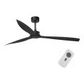 FARO 33432 - Ceiling fan JUST FAN XL d. 178 cm black + remote control