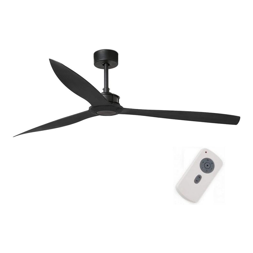FARO 33432 - Ceiling fan JUST FAN XL d. 178 cm black + remote control